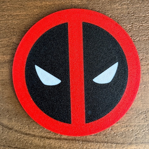 Deadpool Coaster Set of 4 with Holder | Marvel Comics Drink Coasters - Picture 7 of 10